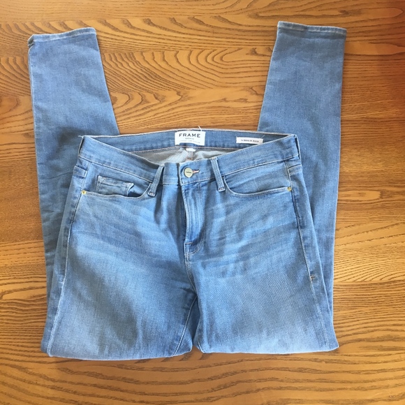 Frame Denim "Le Skinny" Light Denim Jeans - Picture 2 of 10